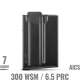 MDT - 300WSM / 6.5 PRC Metal AICS Magazine - 7 RND